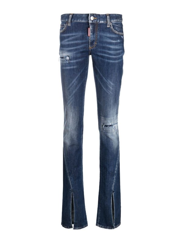 DSQUARED2: Jeans boot-cut - Jeans Boot-Cut - Azul