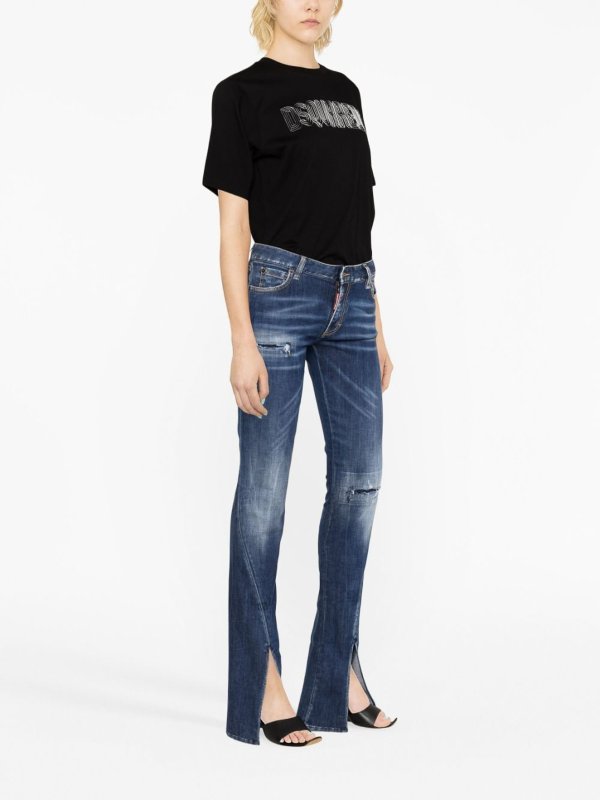 The Best Shops DSQUARED2: Jeans boot-cut - Jeans Boot-Cut - Azul