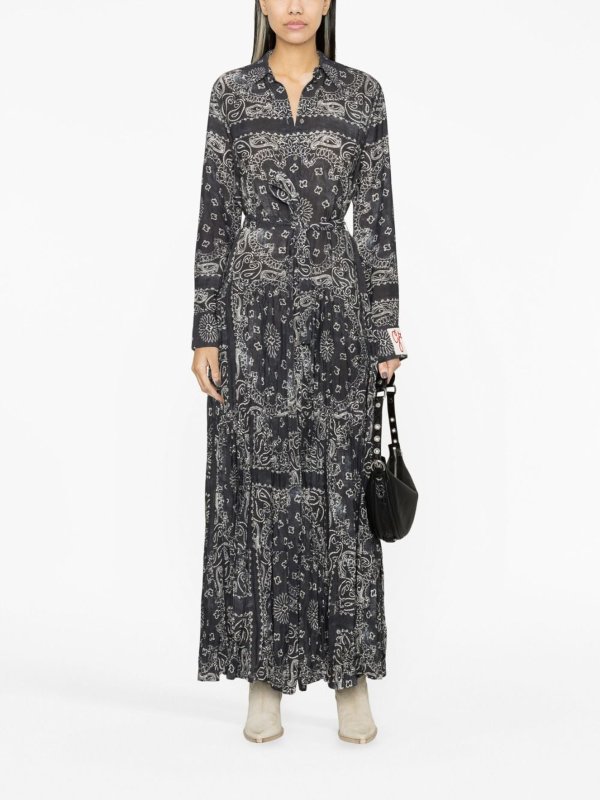 GOLDEN GOOSE: マキシドレス online - マキシドレス - グレー