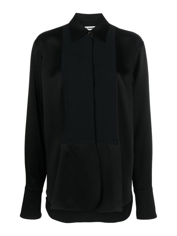 JIL SANDER: シャツ - シャツ - 黒