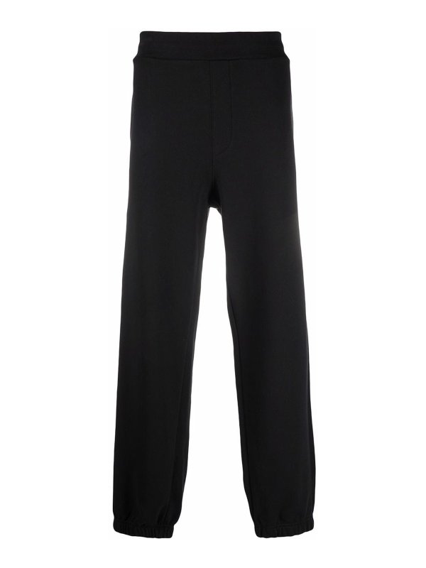 m.s.g.m.: Trousers Shorts - Wide-leg logo track pants