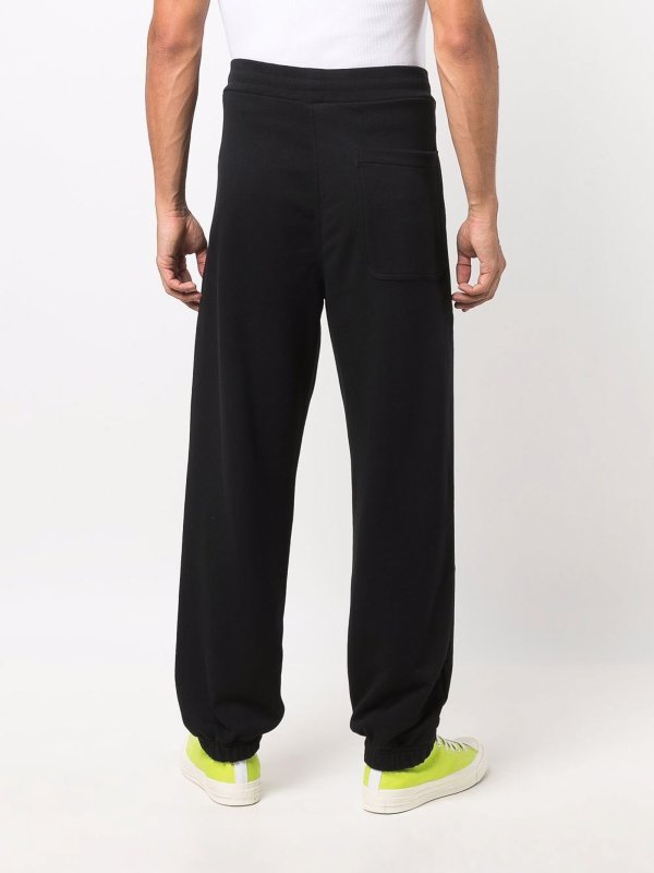 m.s.g.m.: Trousers Shorts online - Wide-leg logo track pants