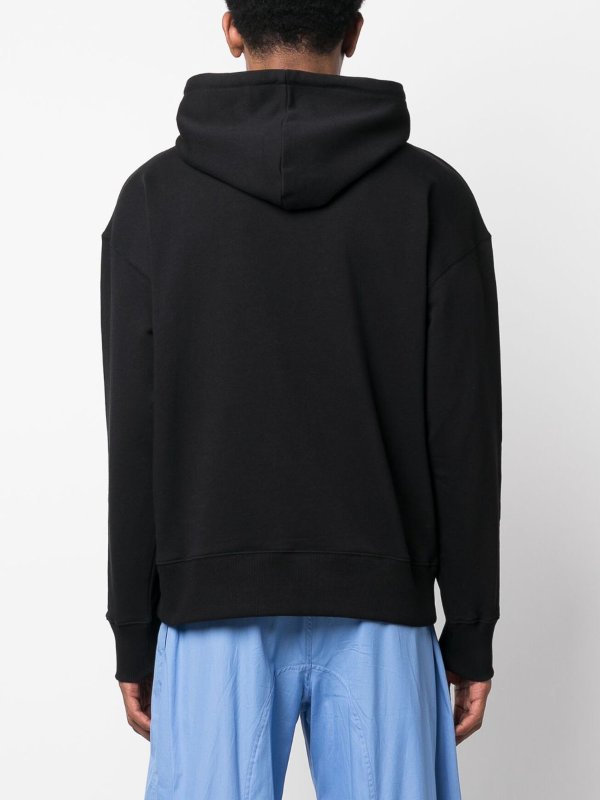 m.s.g.m.: Sweatshirts & Sweaters online - MSGM Logo-Print Cotton Hoodie