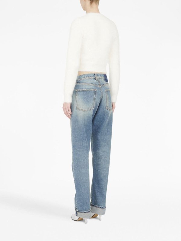 MM6 MAISON MARGIELA buy online Maison Margiela Cropped Textured Cardigan