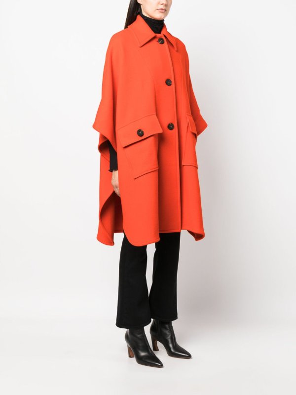 Single-breasted cape shop online: Pinko