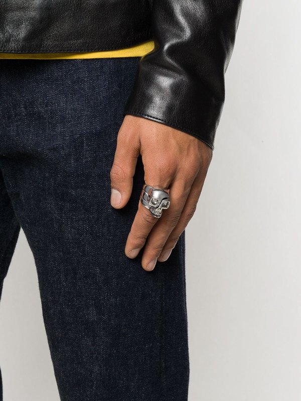 ALEXANDER MCQUEEN: Rings online - Skull ring