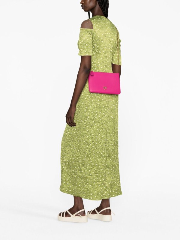 The Best Shops Pinko: Pinko Flat Love Simply Crossbody Bag