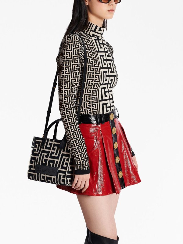 Balmain buy online Small  monogram tote bag
