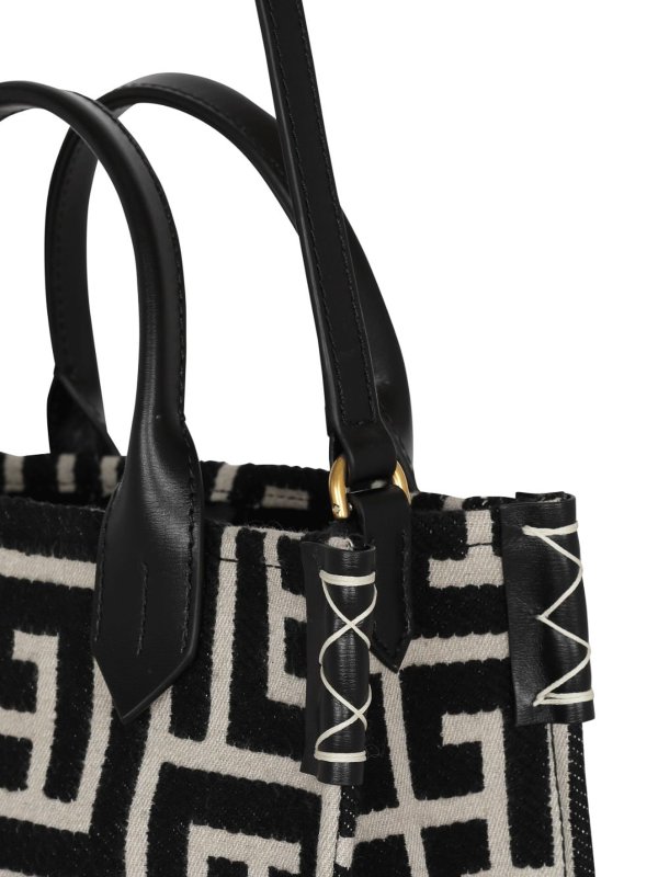 The Best Shops Balmain: Small  monogram tote bag