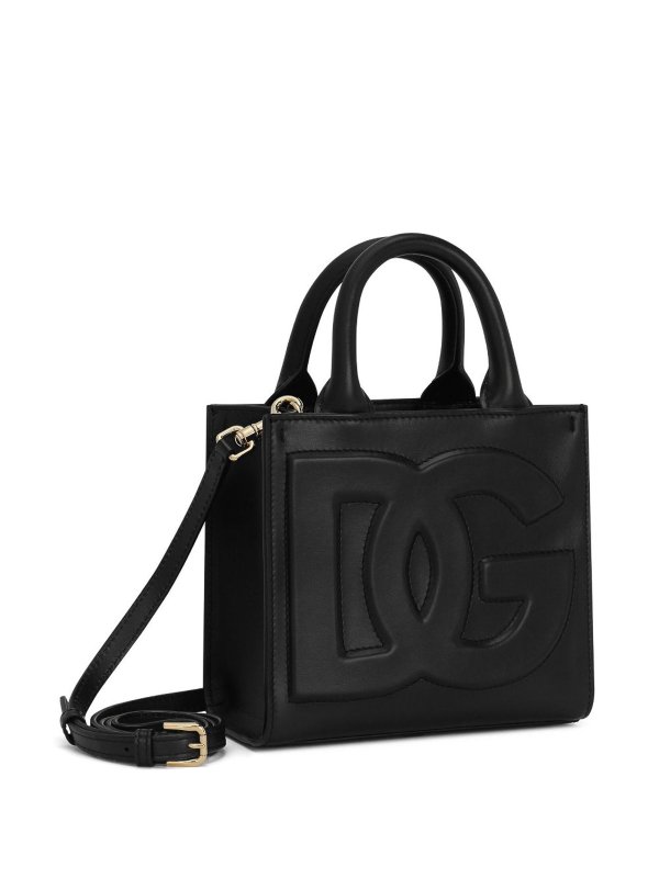 The Best Shops DOLCE & GABBANA: Daily Leather Tote Bag in Black