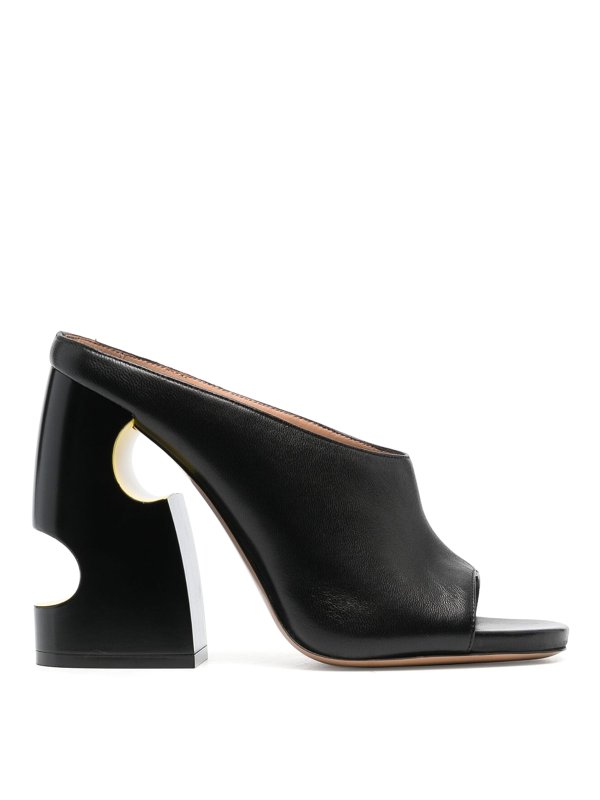 OFF-WHITE: mules shoes - Lea mules