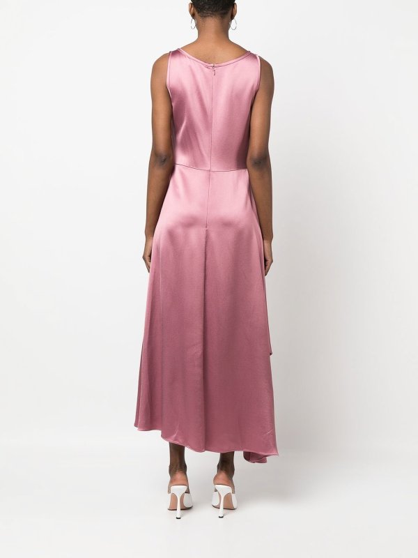 膝丈ドレス - ピンク shop online: DEL CORE