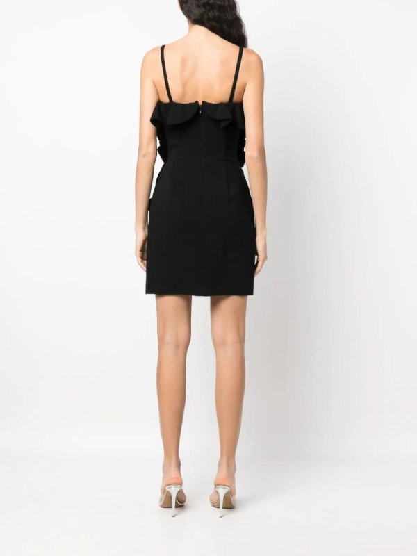 Ruffle mini dress shop online: DEL CORE