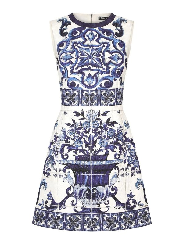 DOLCE & GABBANA: ニーレングスドレス - 膝丈ドレス - 白