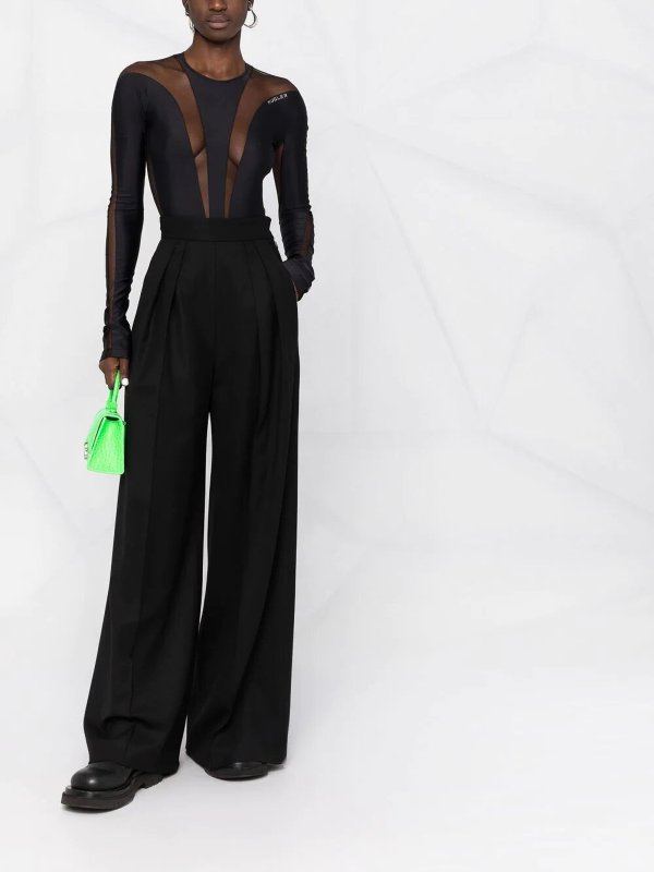 The Best Shops MUGLER: Top e canotte - Body modellante trasparente