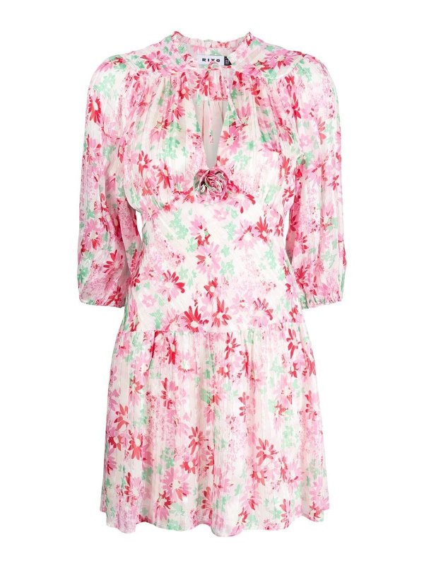 RIXO: knee length dresses - Devi dress