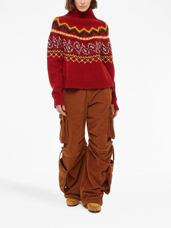 The Best Shops ALANUI: crew necks - Artic ocean turtle neck