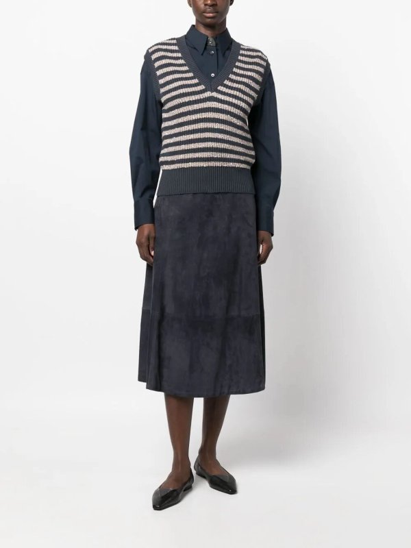 The Best Shops BRUNELLO CUCINELLI: Westen - Weste - Blau