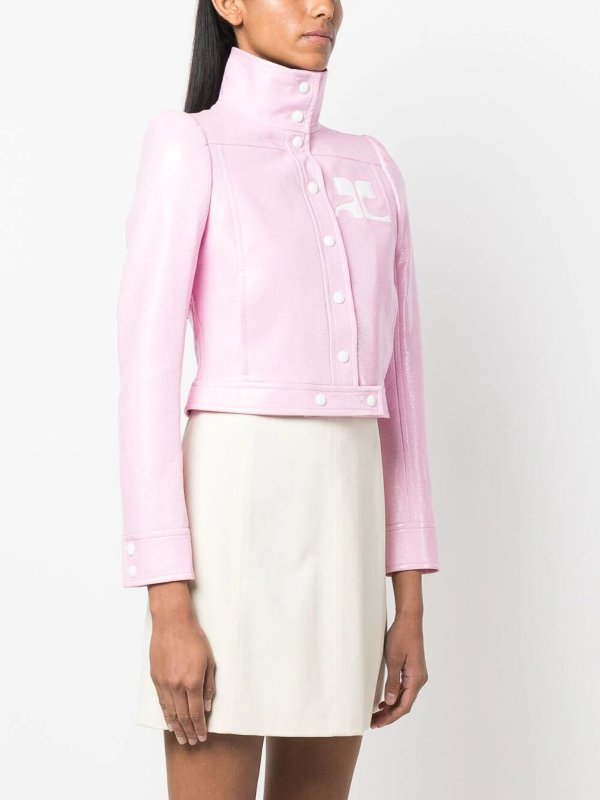 Courreges カジュアルジャケット - ピンク | 223CBL005VY0014ROSE Courreges カジュアルジャケット - ピンク | 223CBL005VY0014ROSE