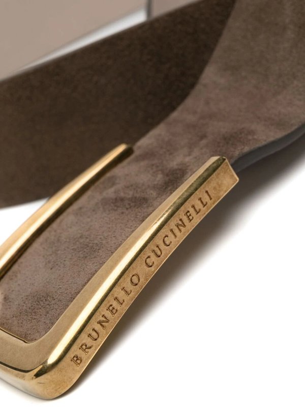 BRUNELLO CUCINELLI: Cinturones online - Cinturón - Marrón