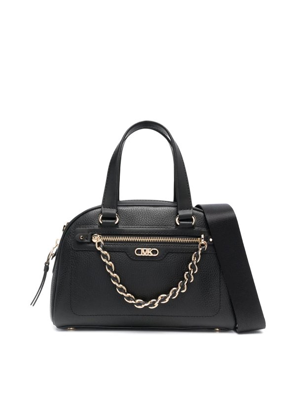 MICHAEL KORS: ボーリングバッグ - トートバッグ - 黒