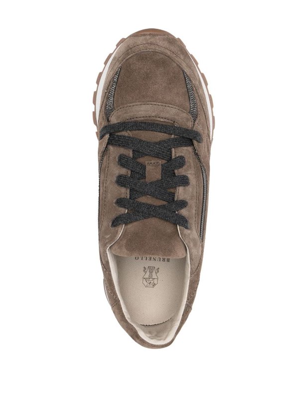 BRUNELLO CUCINELLI: trainers online - Suede sneakers