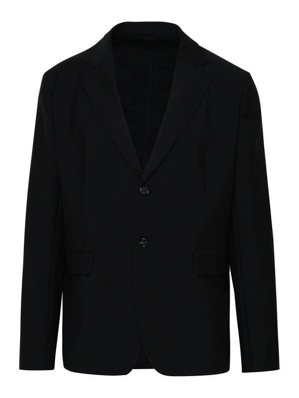 Blazers Acne Studios - Black wool blend blazer - BH0176900