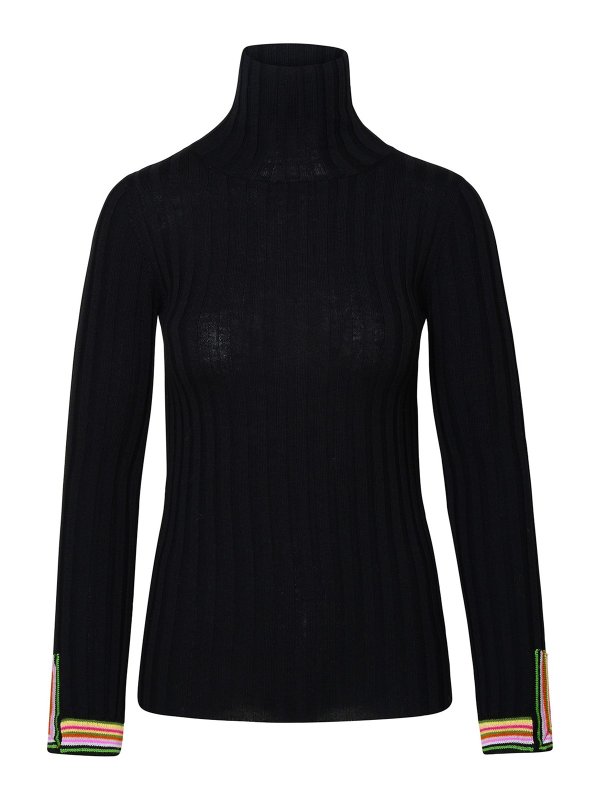 ETRO: Rollkragenpullover  und Polo-Ausschnitt - Rollkragenpullover - Schwarz