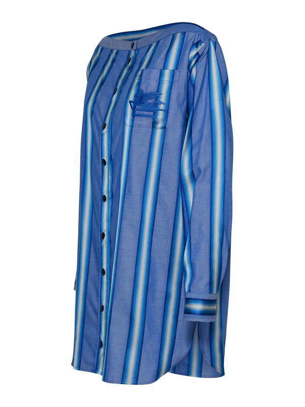 The Best Shops ETRO: Robes courtes - Robe Courte - Bleu Clair