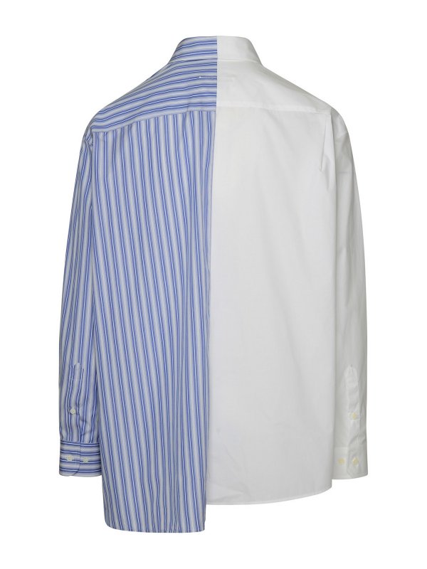 MM6 MAISON MARGIELA: shirts online - Two-tone cotton shirt