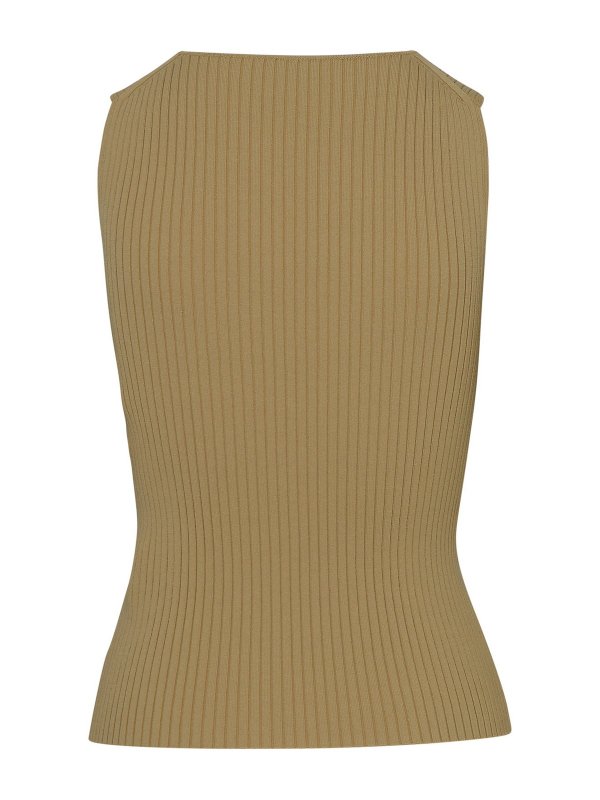 NANUSHKA: Tops & Tank tops online - Binni tank top in sand viscose blend