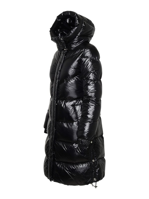 The Best Shops WOOLRICH: giacche imbottite - Piumino lungo in nylon nero