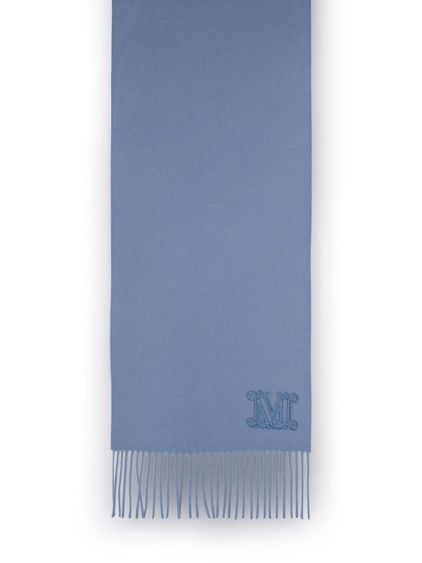 Max Mara: Schals - Schal - Hellblau