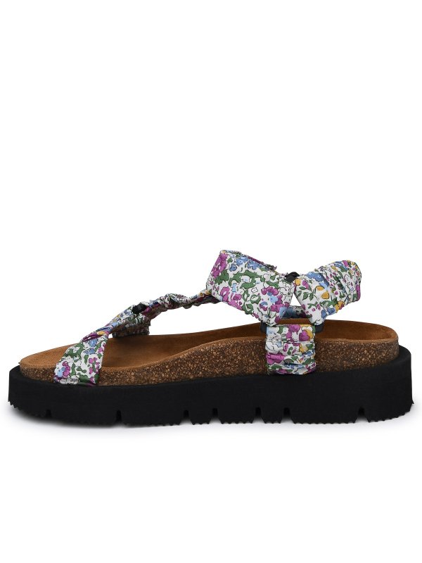 The Best Shops A.P.C.: sandals - Libery sandal in multicolored fabric