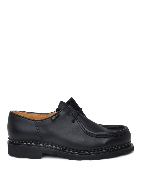 PARABOOT: Mocassini e slippers - Mocassino michael in pelle nero