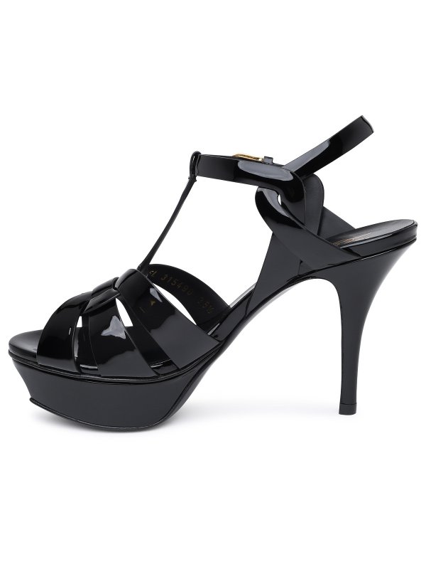 The Best Shops SAINT LAURENT: sandals - Sandal in black patent leather