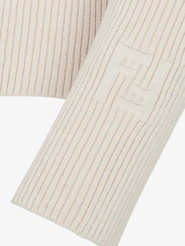 The Best Shops FENDI: cardigans - Cardig compact cotton ribs