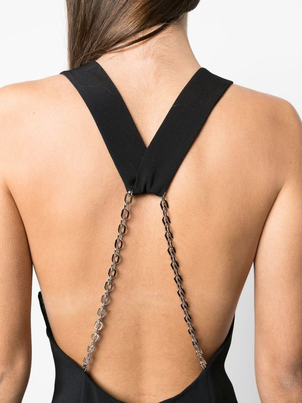 GIVENCHY: knee length dresses online - Chain dress