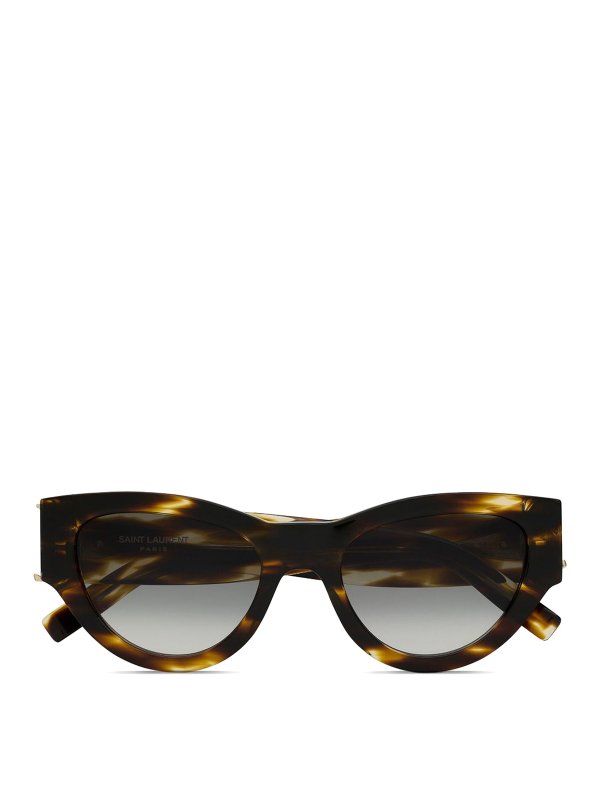 SAINT LAURENT: 眼鏡 online - 眼鏡 - グレー