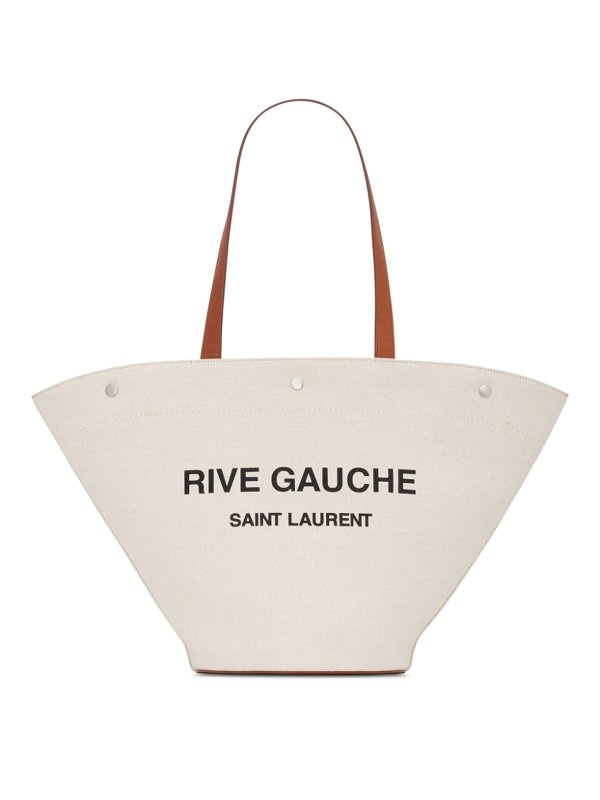 SAINT LAURENT: totes bags - Leather tote