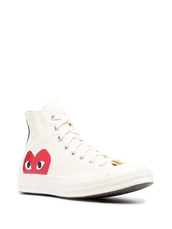 Comme des Garçons Play: Zapatillas online - Zapatillas - Blanco