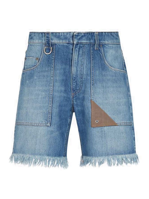 FENDI: Trousers Shorts - Short washed