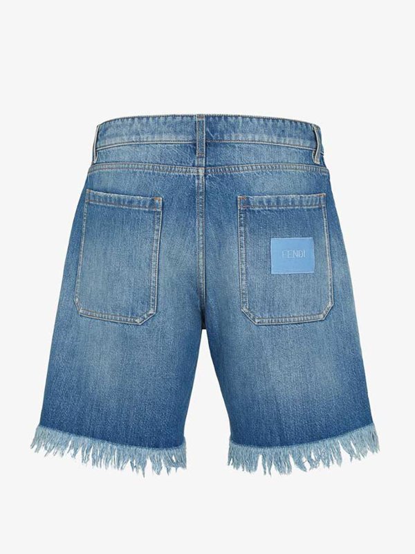 FENDI: Trousers Shorts online - Short washed