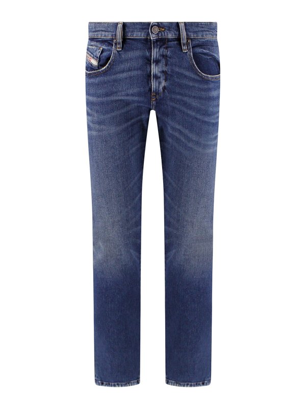 DIESEL: Bootcut - Bootcut Jeans - Blau