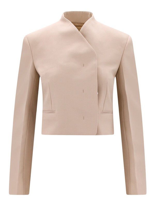 FERRAGAMO: Vestes casuals - Blazer - Beige