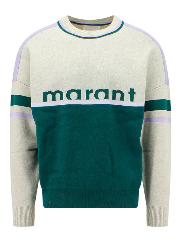 ISABEL MARANT: Pull col rond - Pull Col Rond - Vert