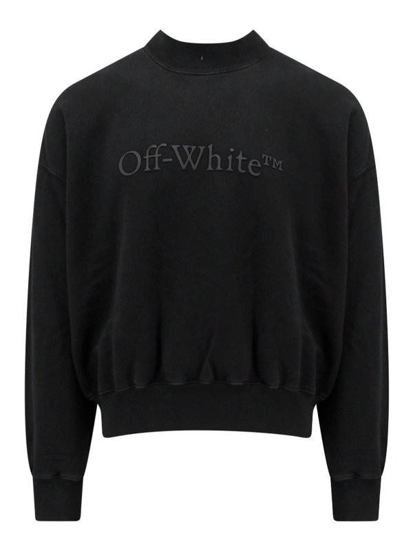 OFF-WHITE: Sudaderas y suéteres - Sudadera - Negro