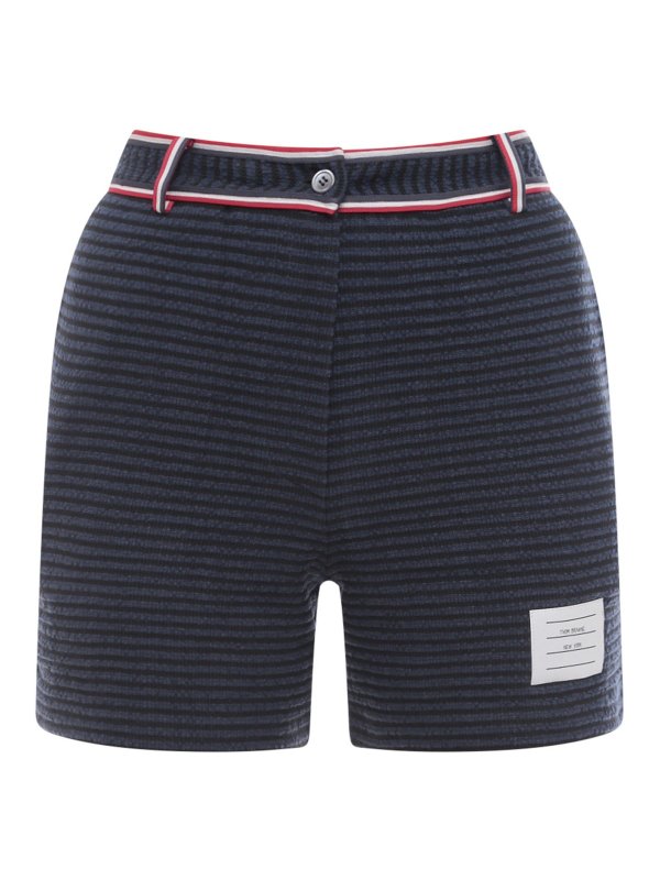 THOM BROWNE: Trousers Shorts - Cotton blend bermuda shorts