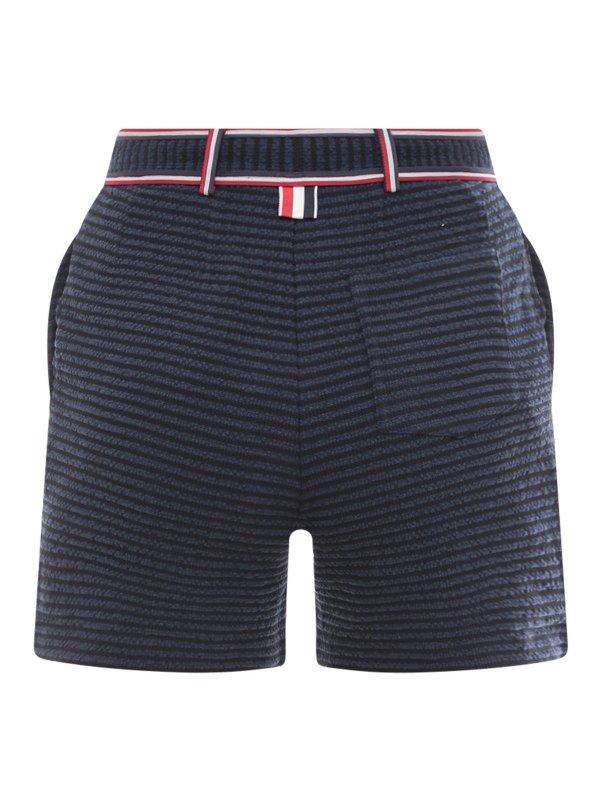 THOM BROWNE: Trousers Shorts online - Cotton blend bermuda shorts