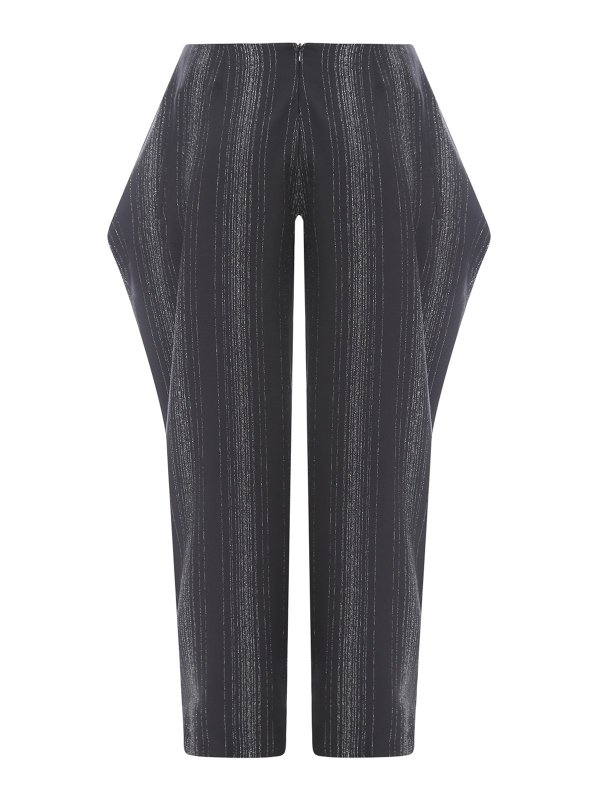 STELLA McCARTNEY: Trousers Shorts online - Wool trouser with lurex inserts